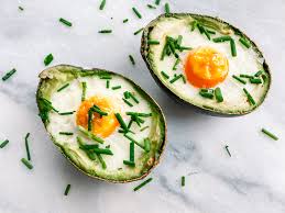 Baked Egg in Avocado​